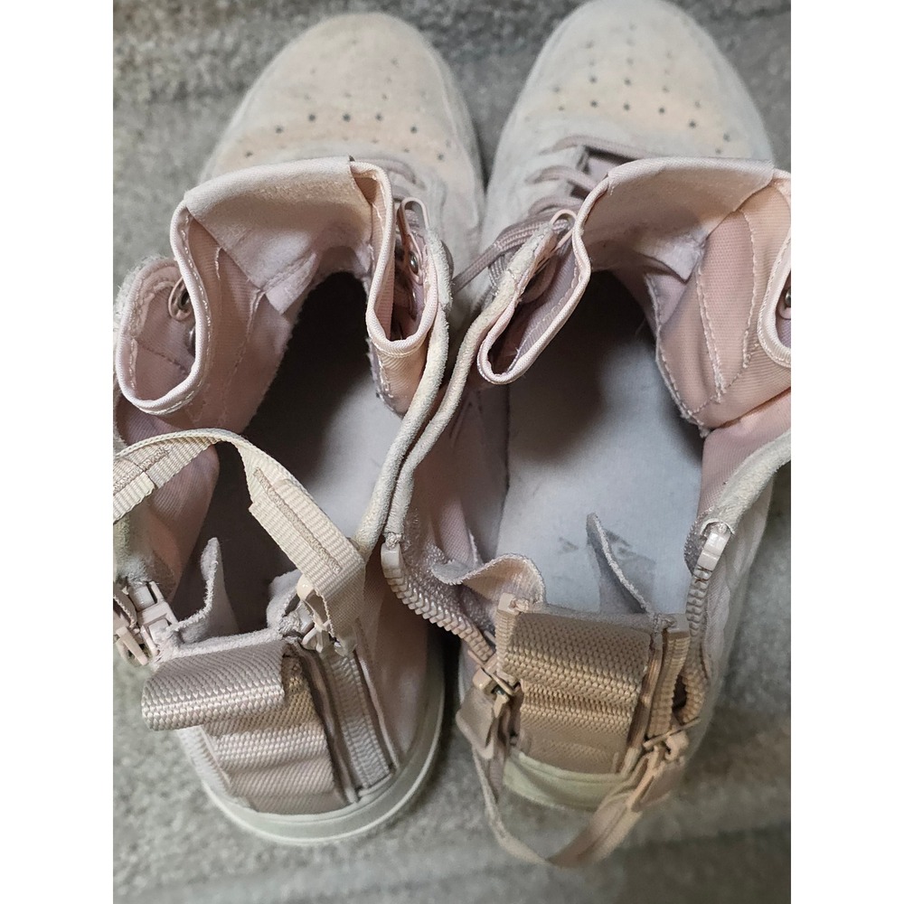 Nike SF Air Force 1 Mid Silt Red Pink Suede Military Boots AA3966-201 Womens 9 - Picture 4 of 8